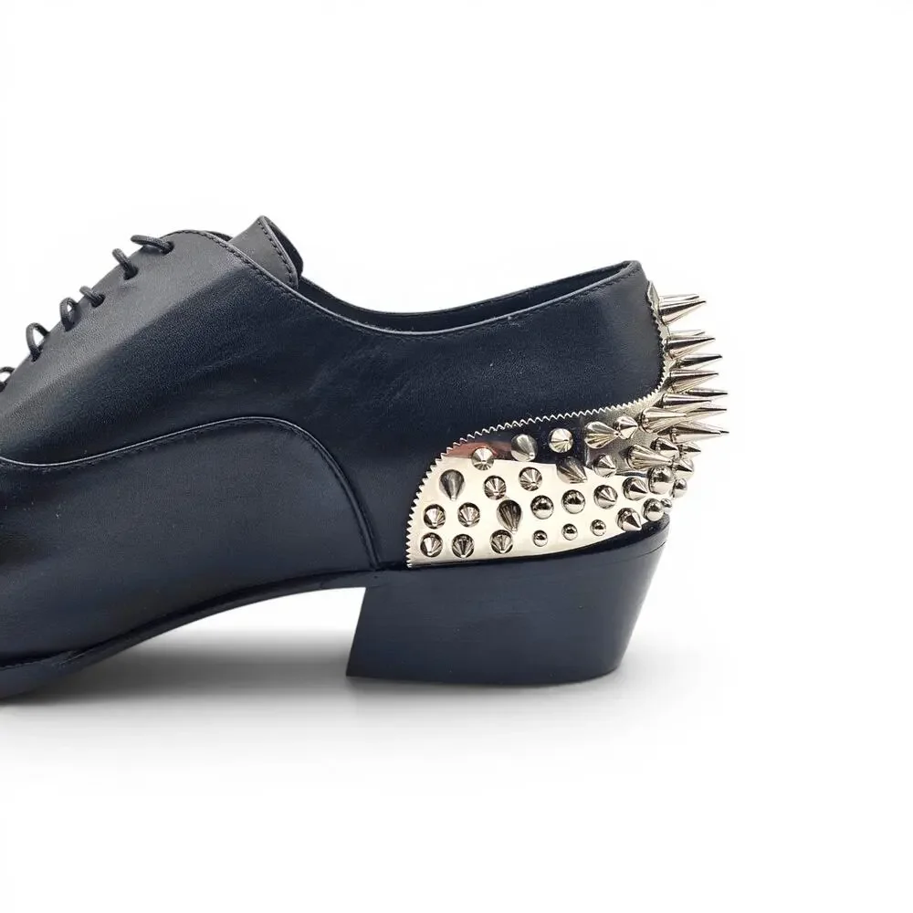 Christian Louboutin Cheliviss Meteor Leather Oxford Shoes EU 42.5 US 9.5 $2695